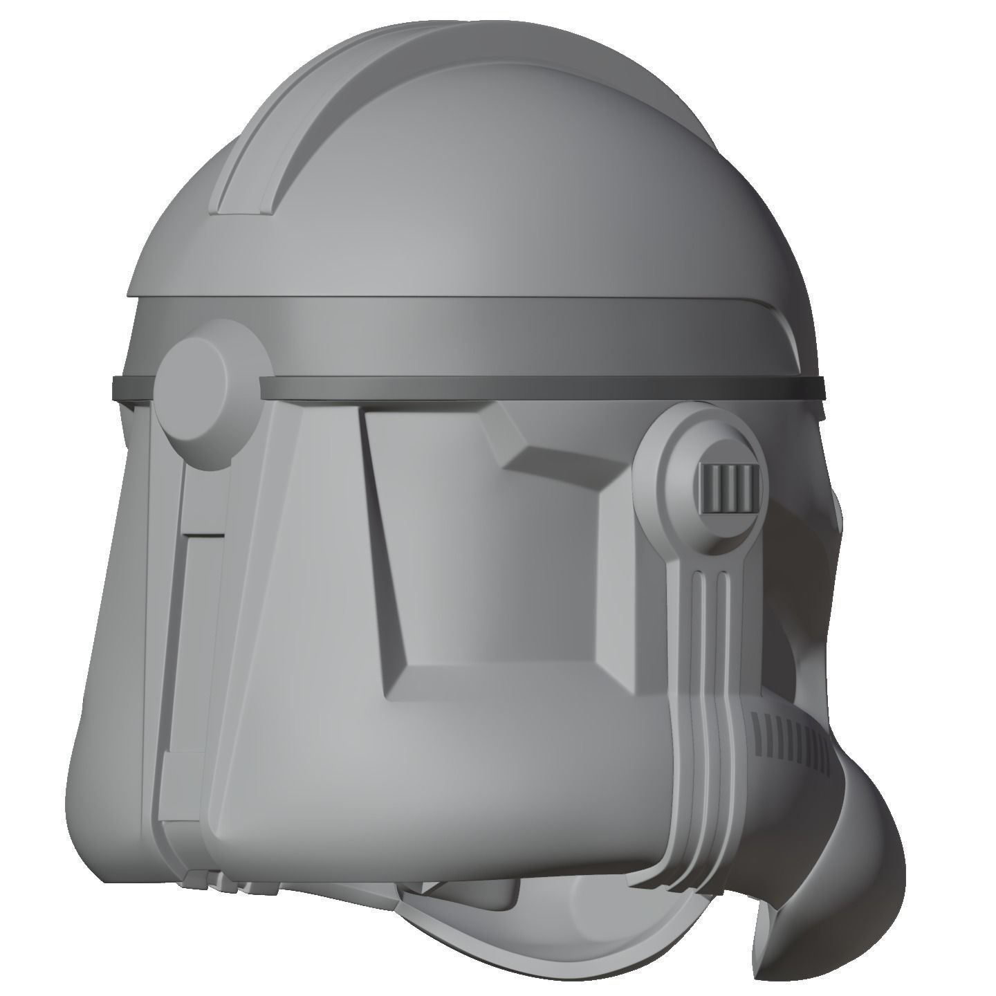 highly accurate Clone Trooper Phase 2 live action helmet 3D print model_13