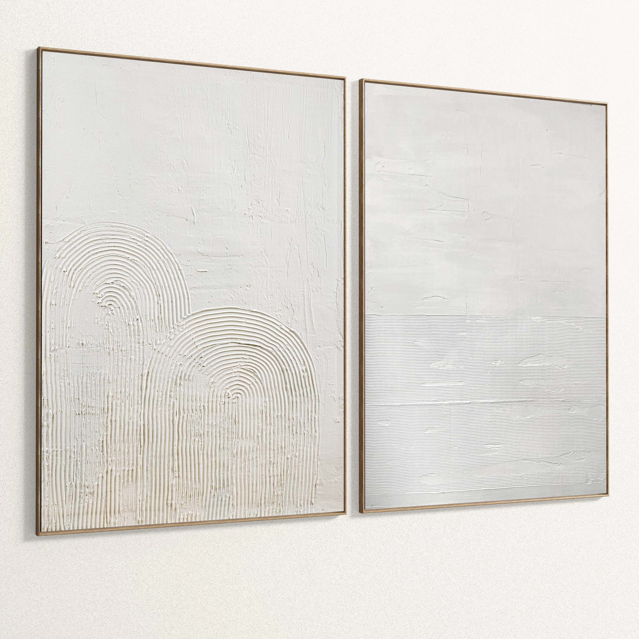 Plaster Two Photo Frame 288 Low-poly 3D model_3