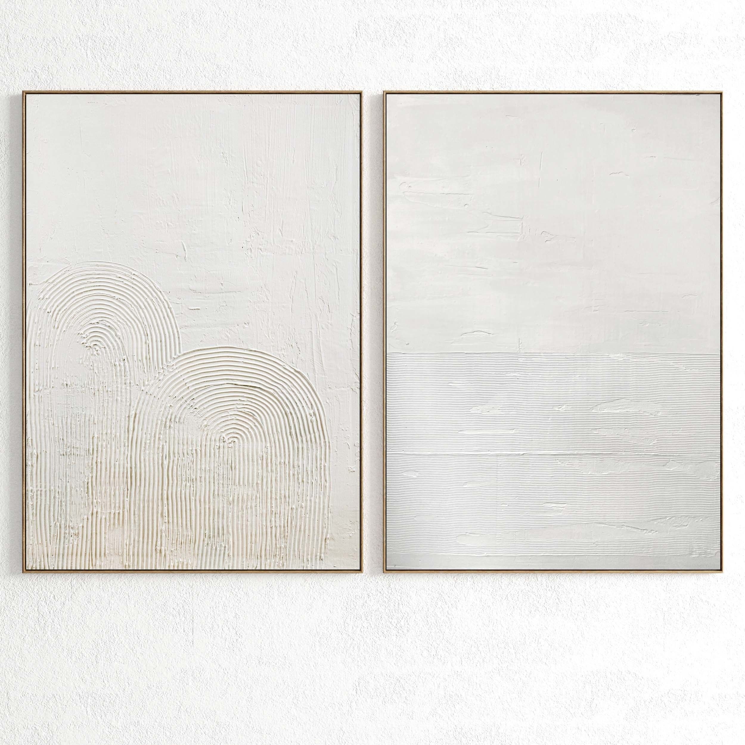 Plaster Two Photo Frame 288 Low-poly 3D model_1