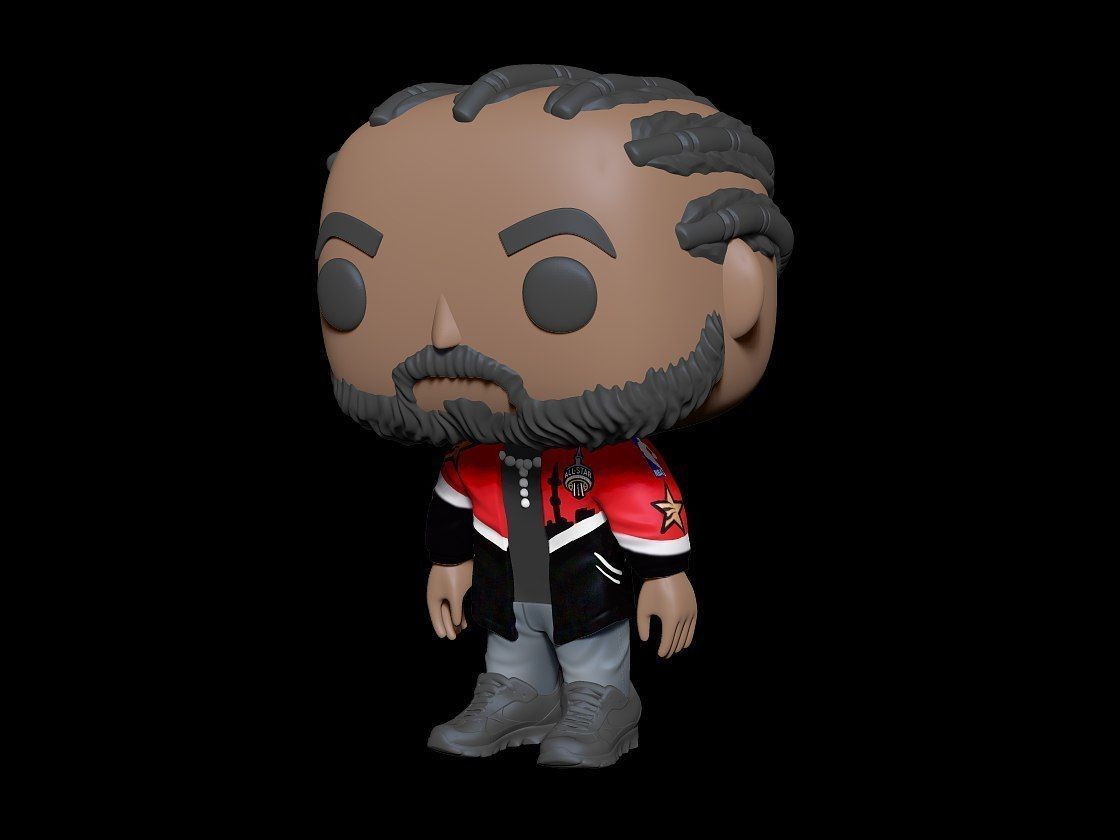 Drake Funko Pop Style 3d digital download 3D print model_2