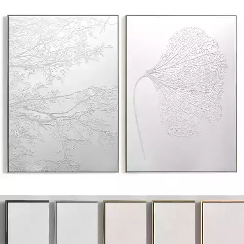 Plaster Two Photo Frame 291