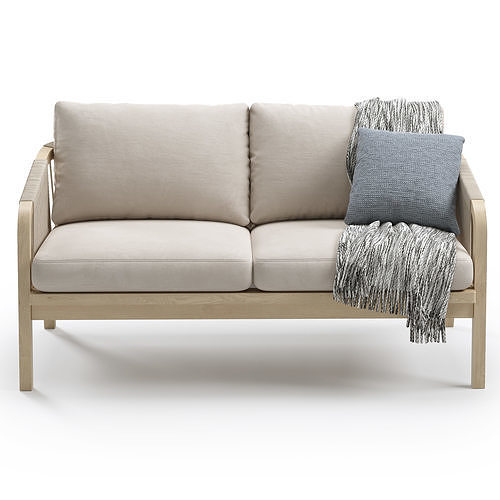 Outdoor Garden Woven Lounge Set by Kettler 3D model 7