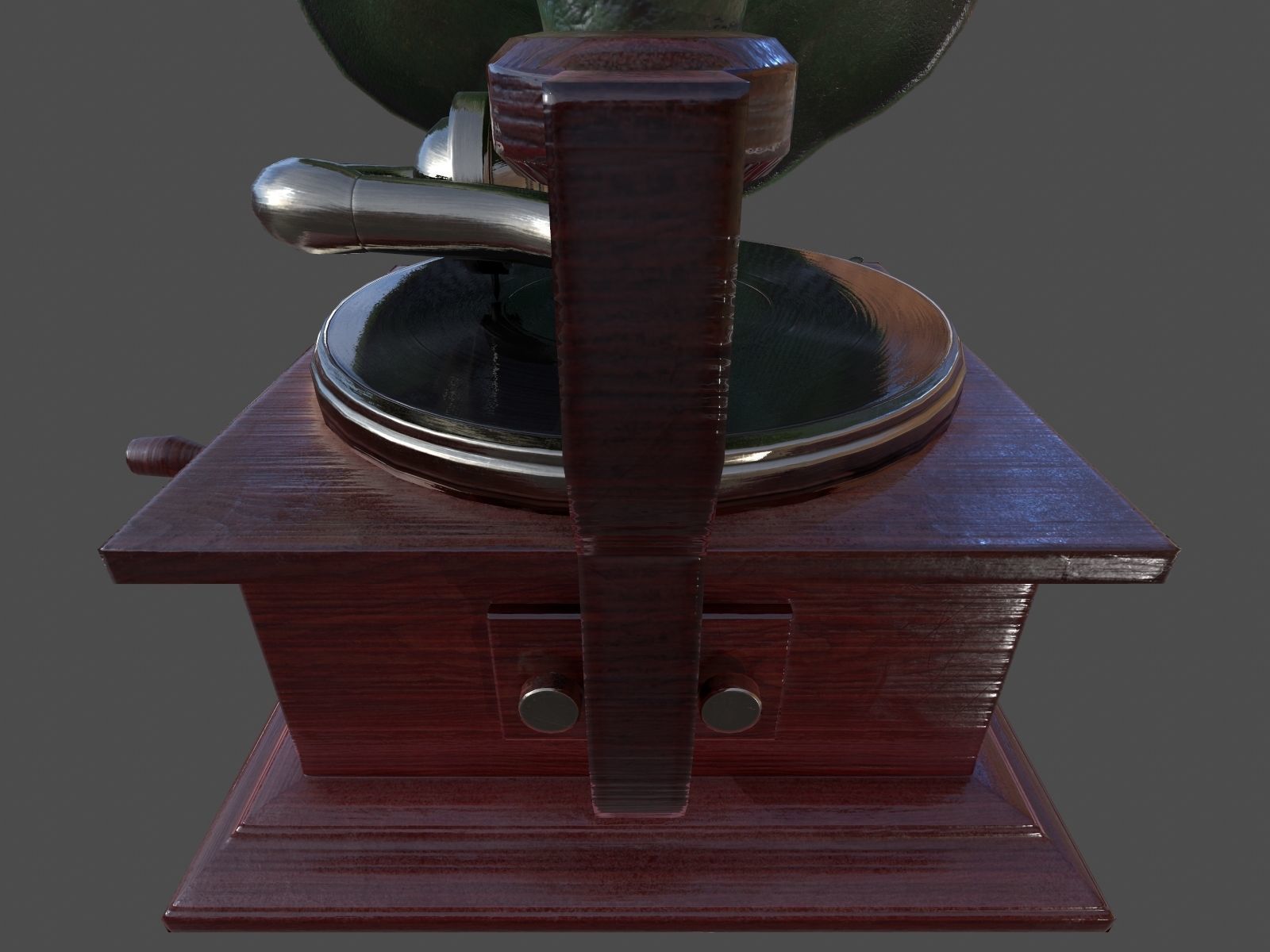 Phonograph - Low Poly Low-poly 3D model_46