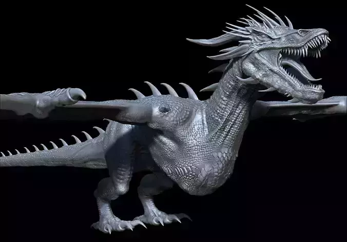 Dinosaur Wyvern Type Dragon Sculpt Project