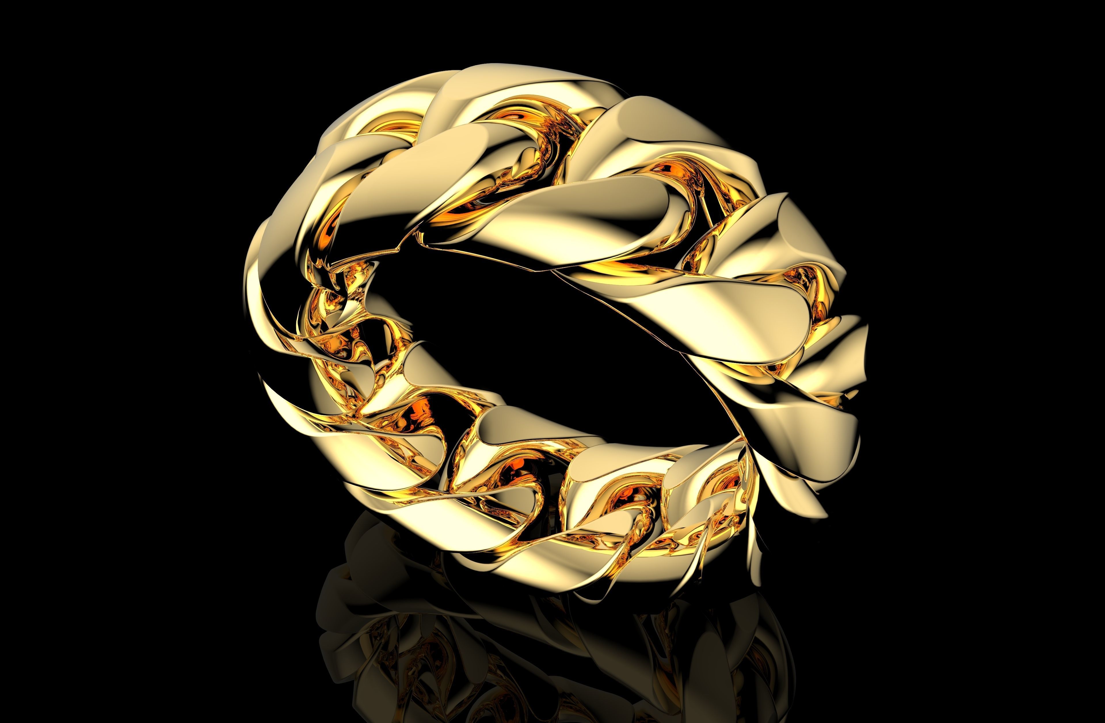 Gold N1008 3D print model_2