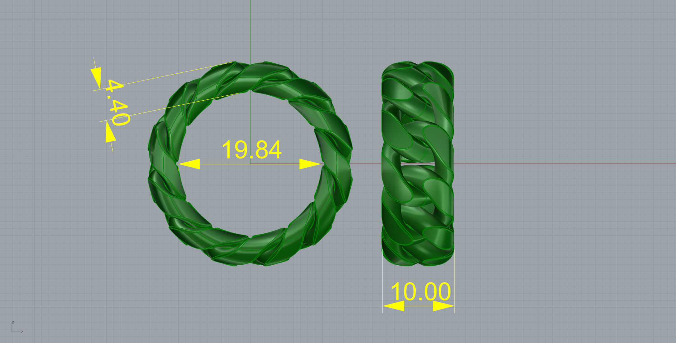 Gold N1008 3D print model_10