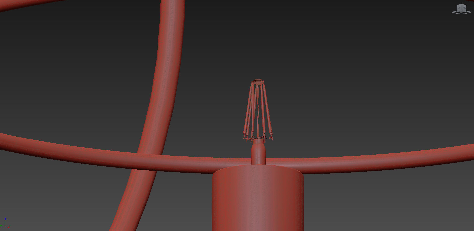 Lyndon Pendant by Vico Magistretti for Oluce 3D model_5