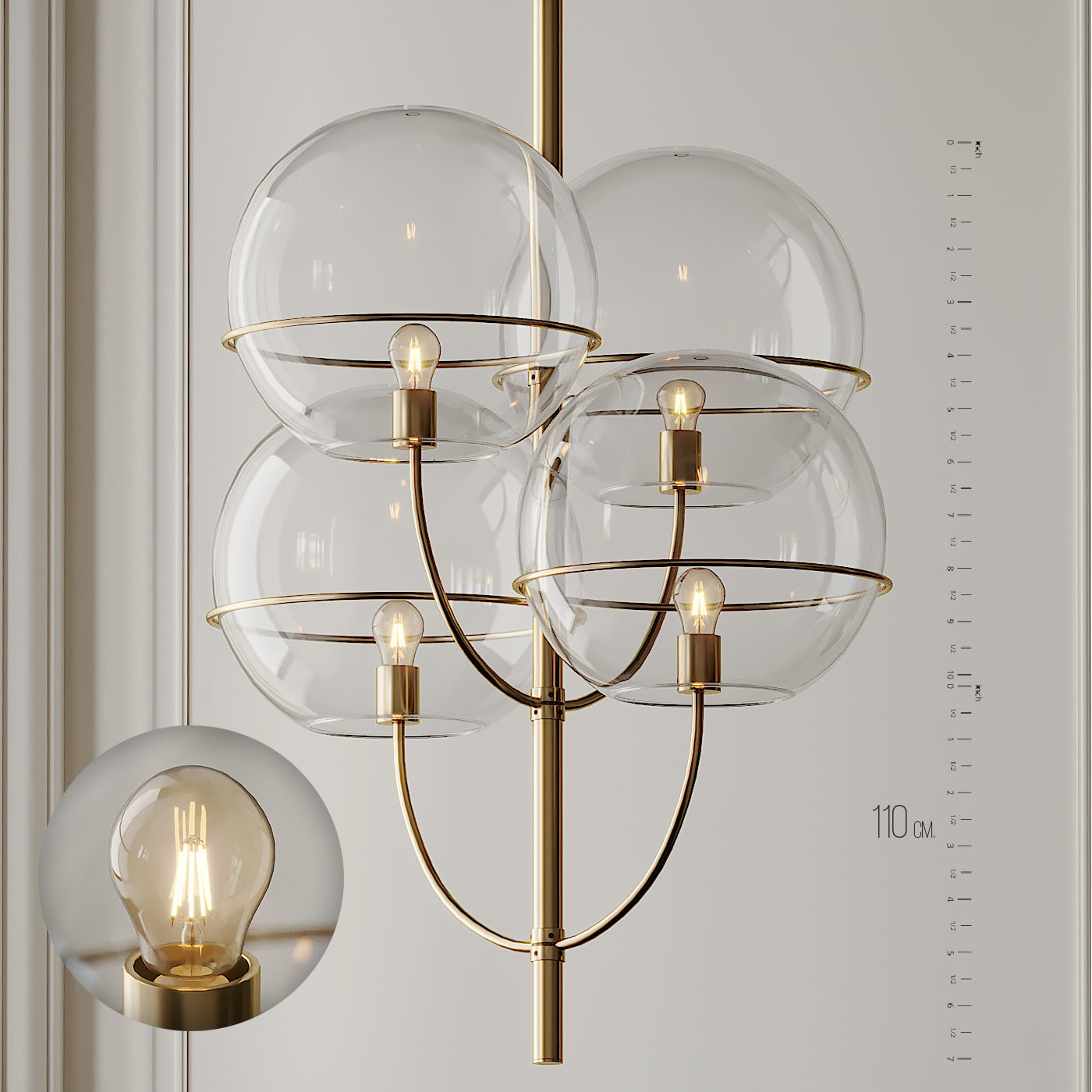 Lyndon Pendant by Vico Magistretti for Oluce 3D model_2