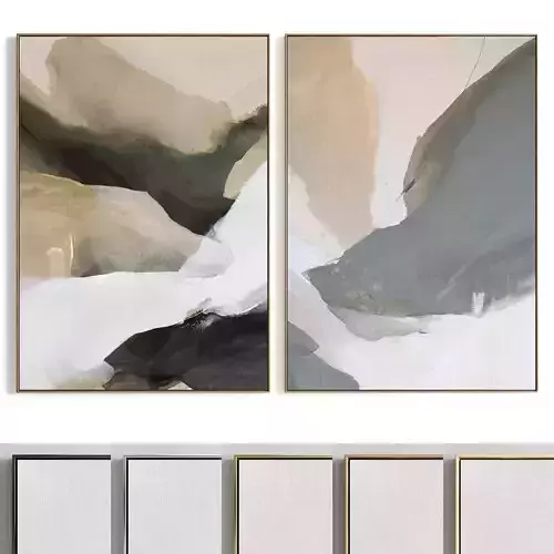 Plaster Two Photo Frame 296