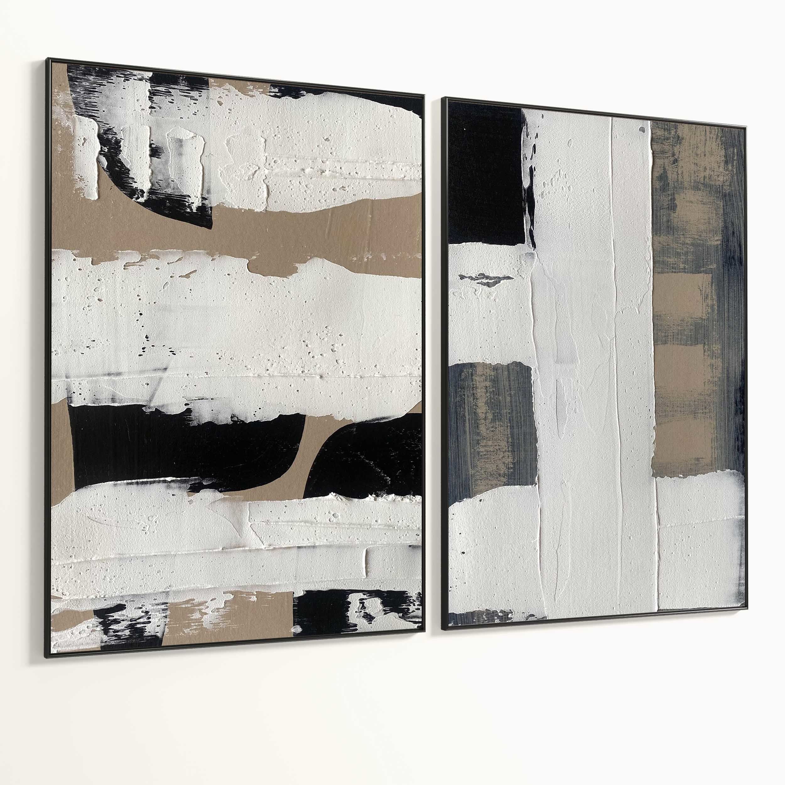 Plaster Two Photo Frame 297 Low-poly 3D model_5