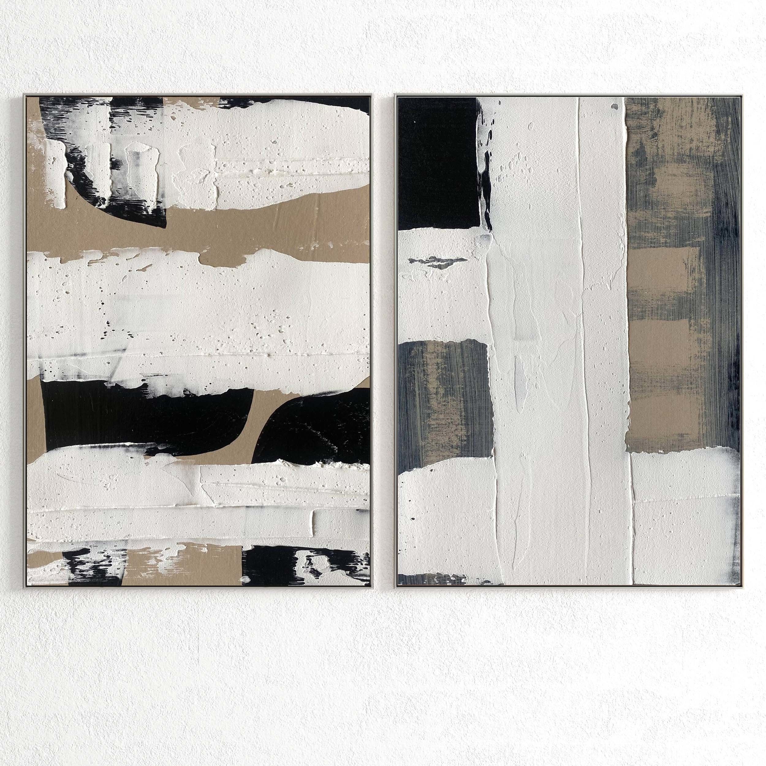 Plaster Two Photo Frame 297 Low-poly 3D model_1