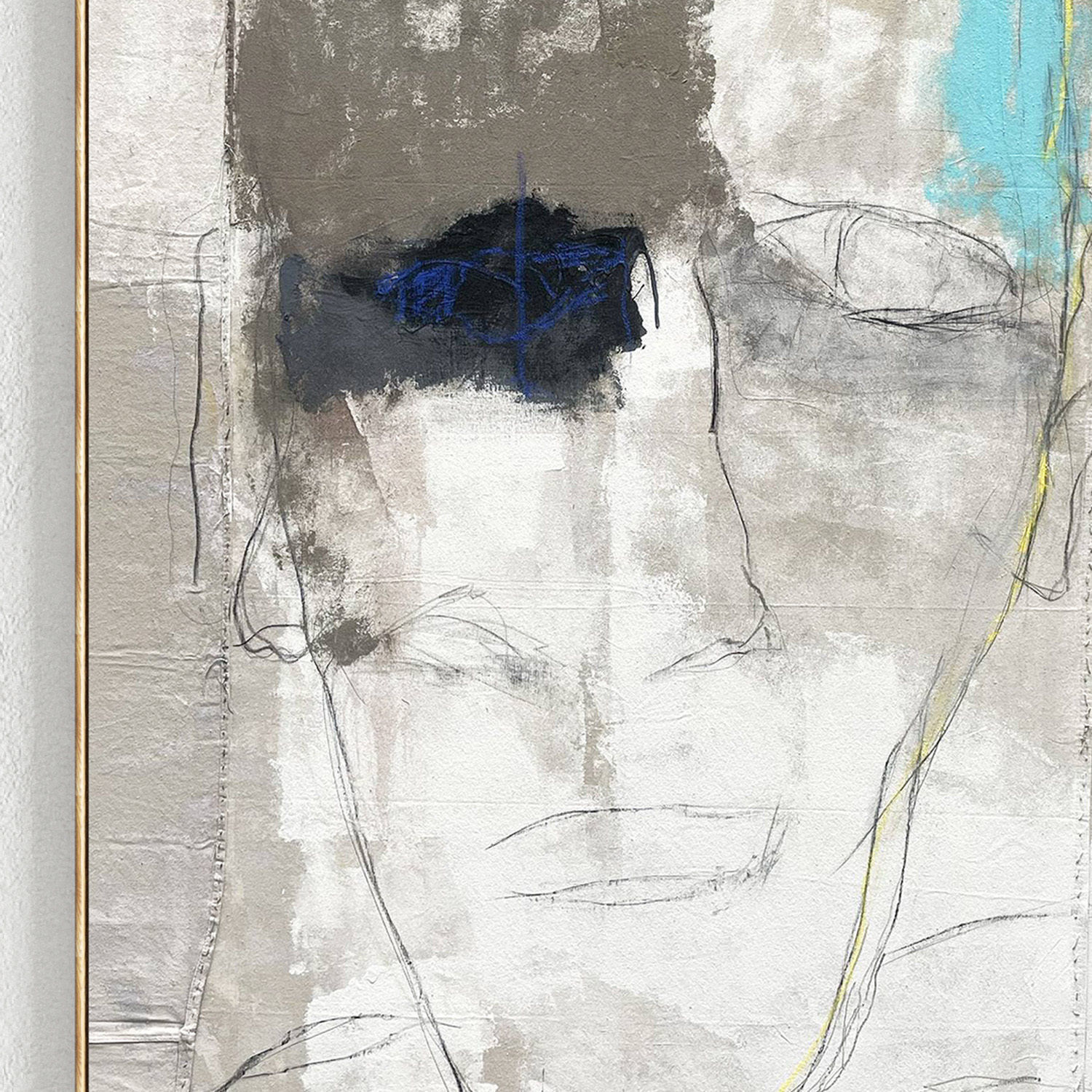 Plaster Two Photo Frame 298 Low-poly 3D model_2