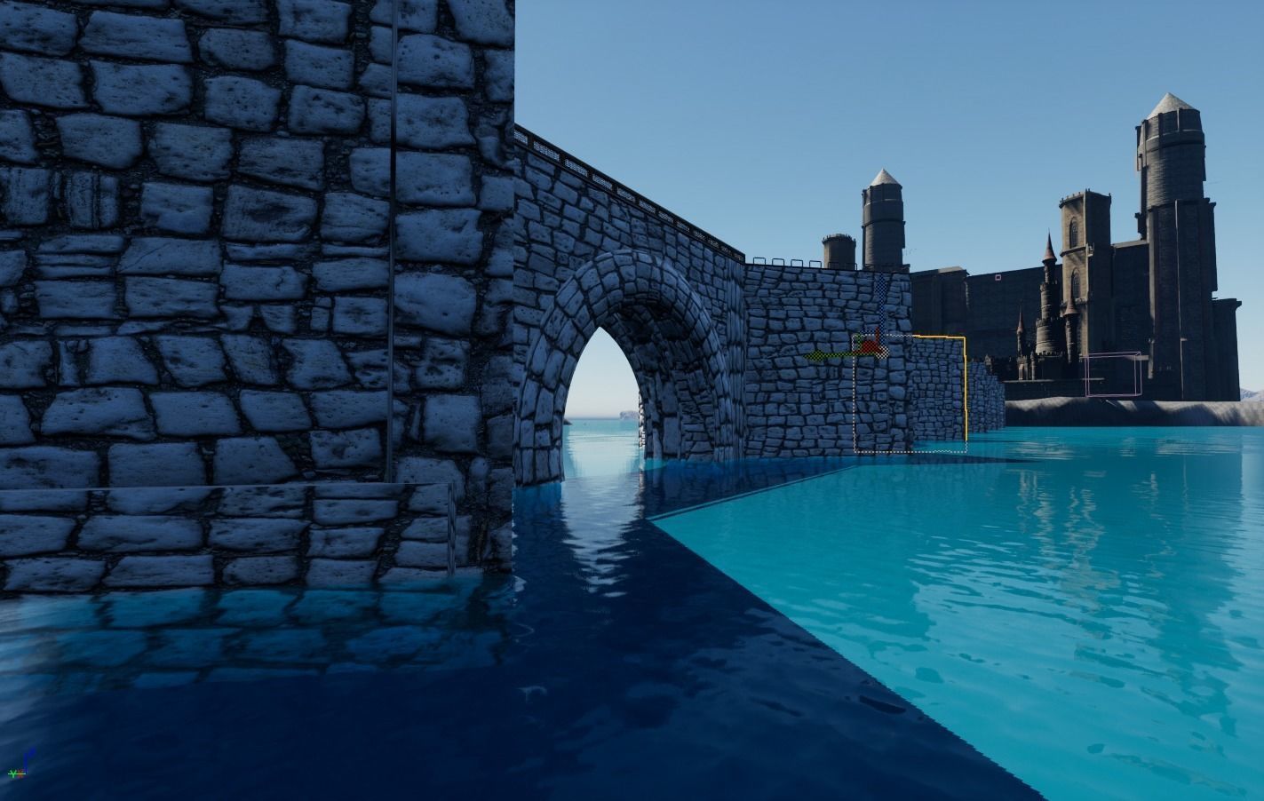 Medieval Bridge 3D model_1