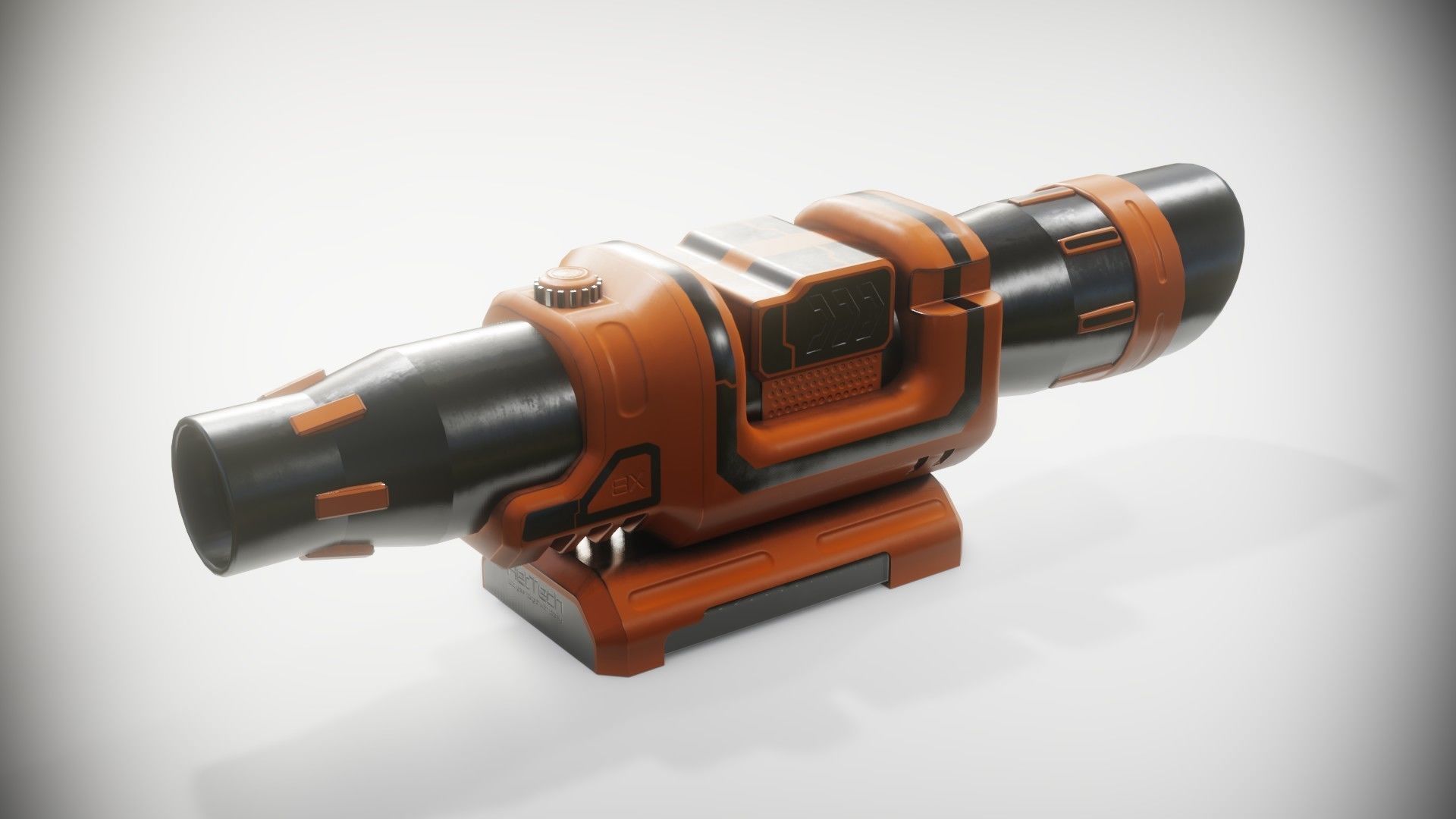 Sci-fi Scope Low-poly 3D model_9