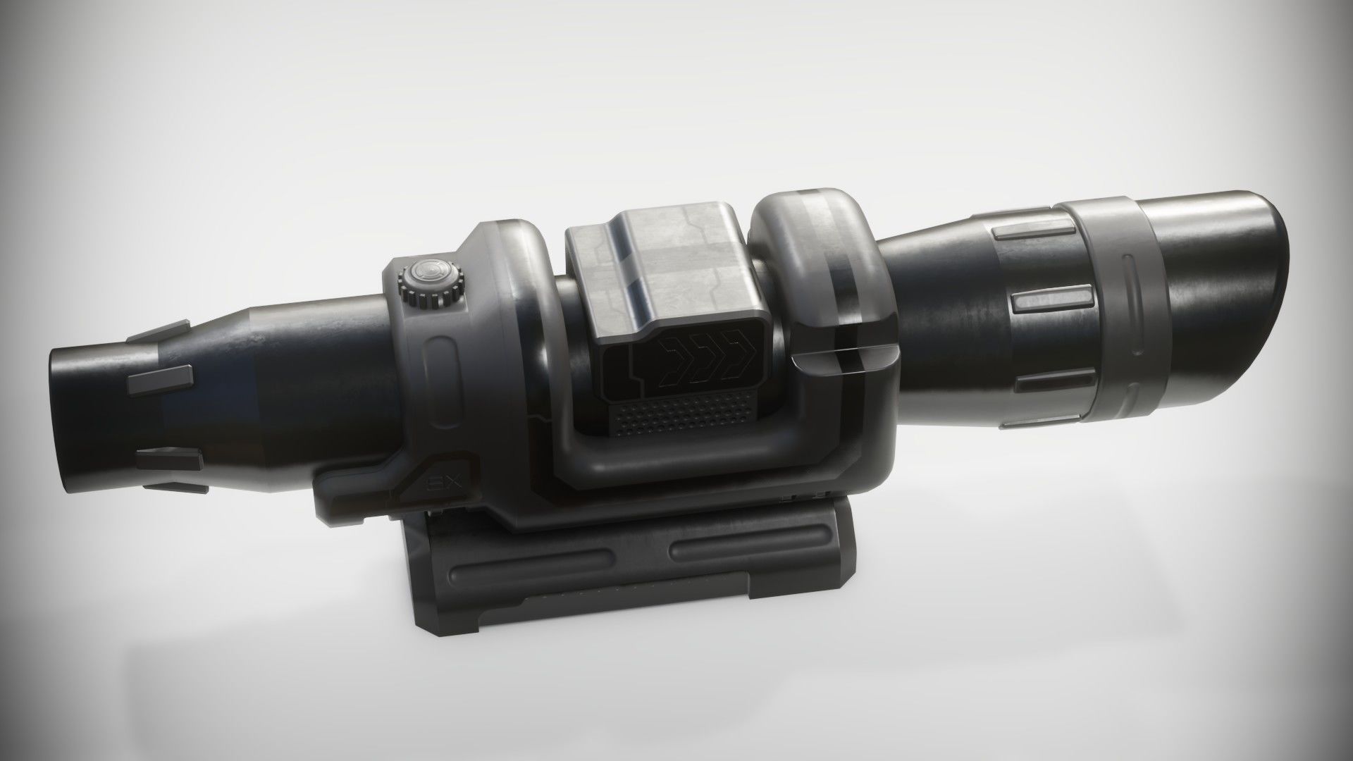 Sci-fi Scope Low-poly 3D model_17
