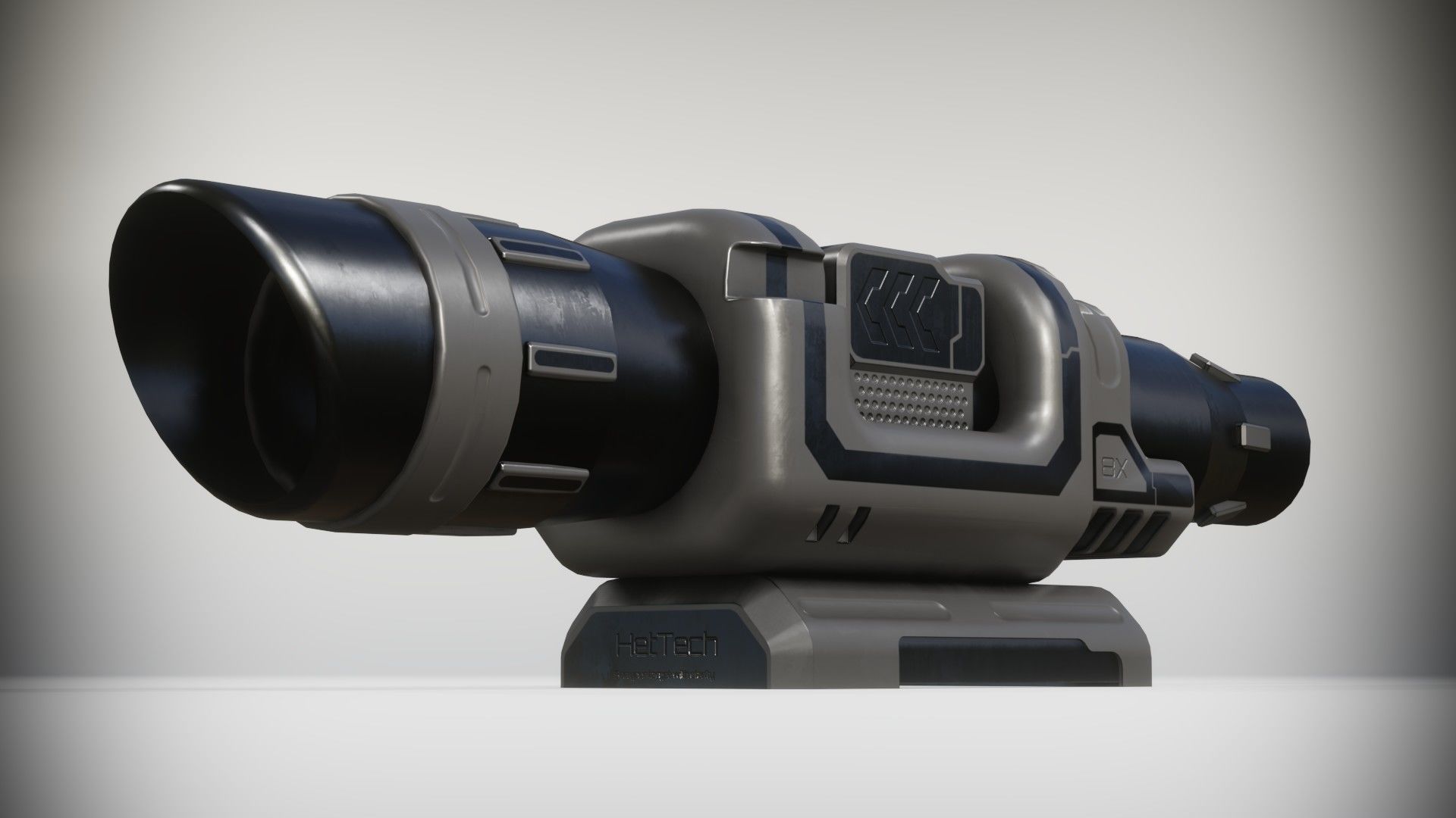 Sci-fi Scope Low-poly 3D model_13