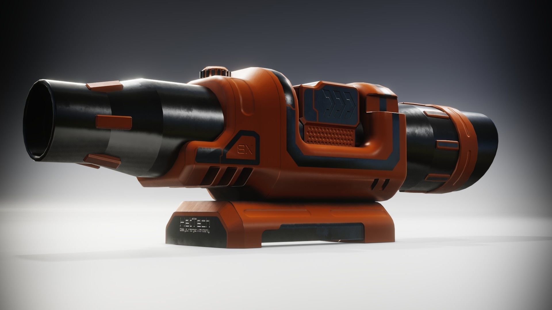Sci-fi Scope Low-poly 3D model_8