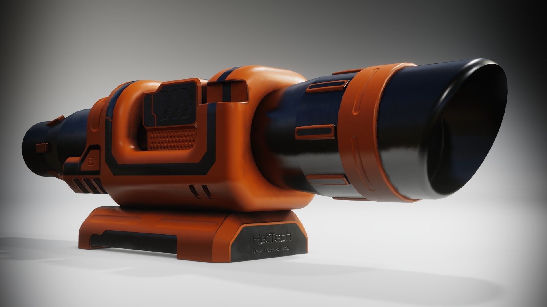 Sci-fi Scope Low-poly 3D model_7