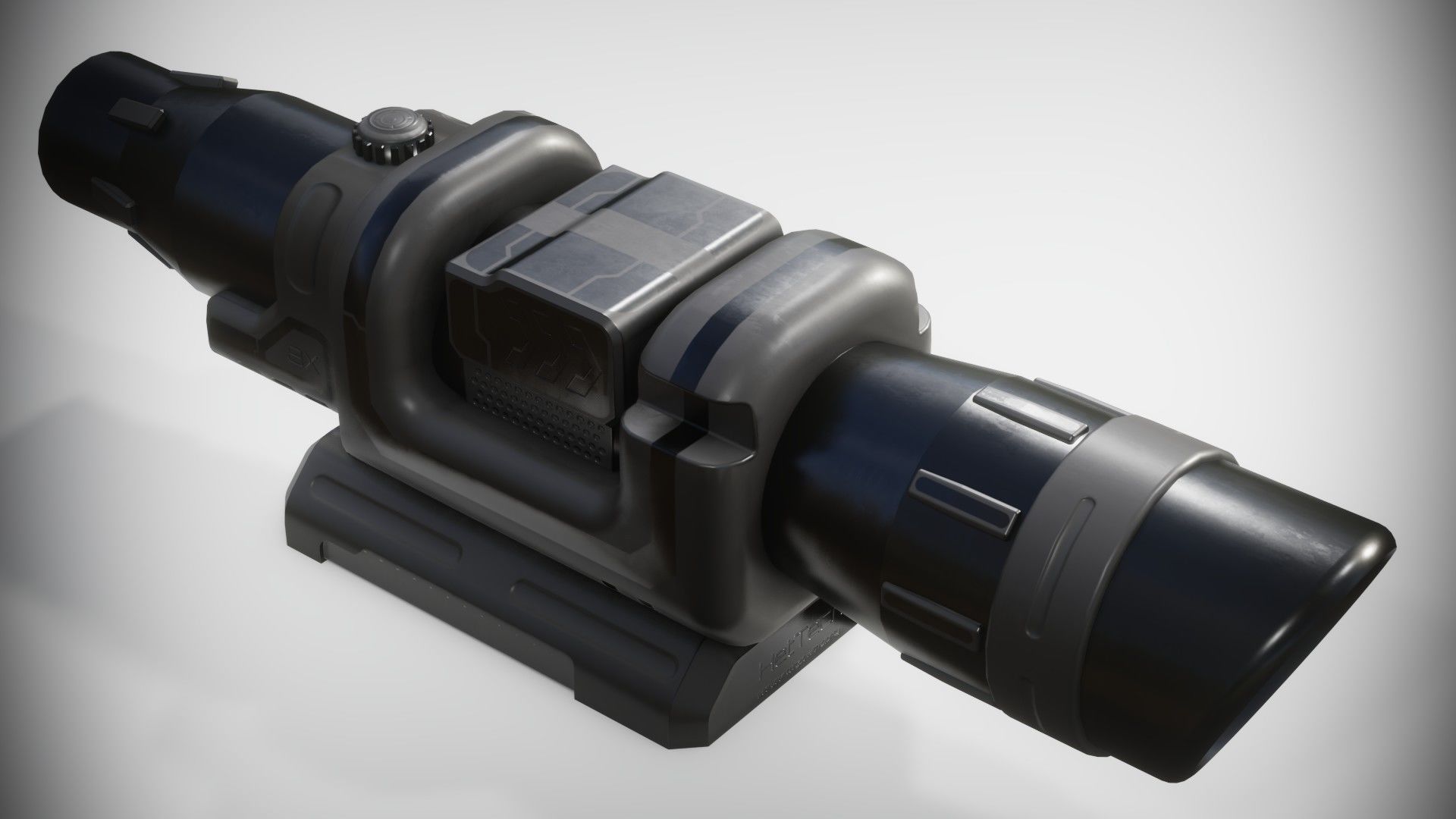 Sci-fi Scope Low-poly 3D model_22