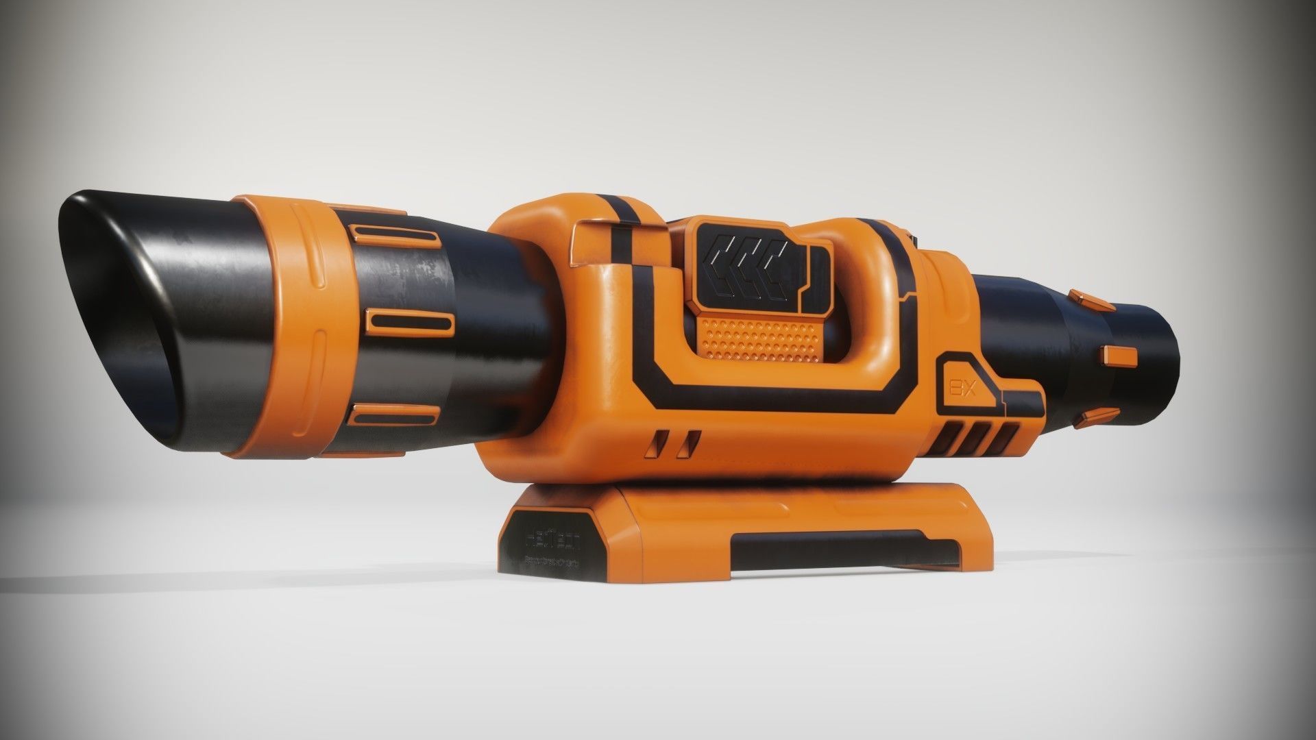 Sci-fi Scope Low-poly 3D model_4