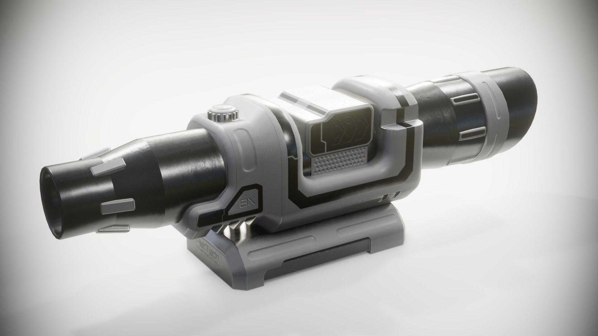 Sci-fi Scope Low-poly 3D model_27