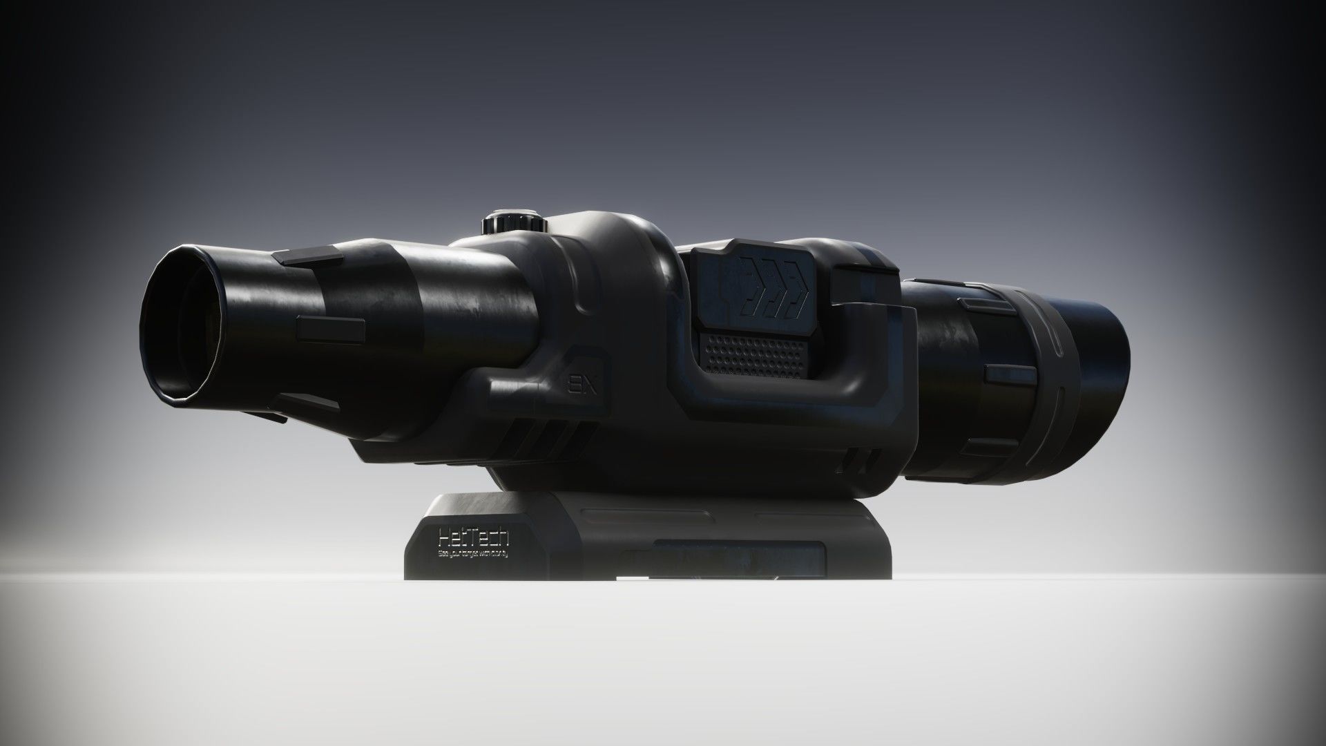 Sci-fi Scope Low-poly 3D model_19