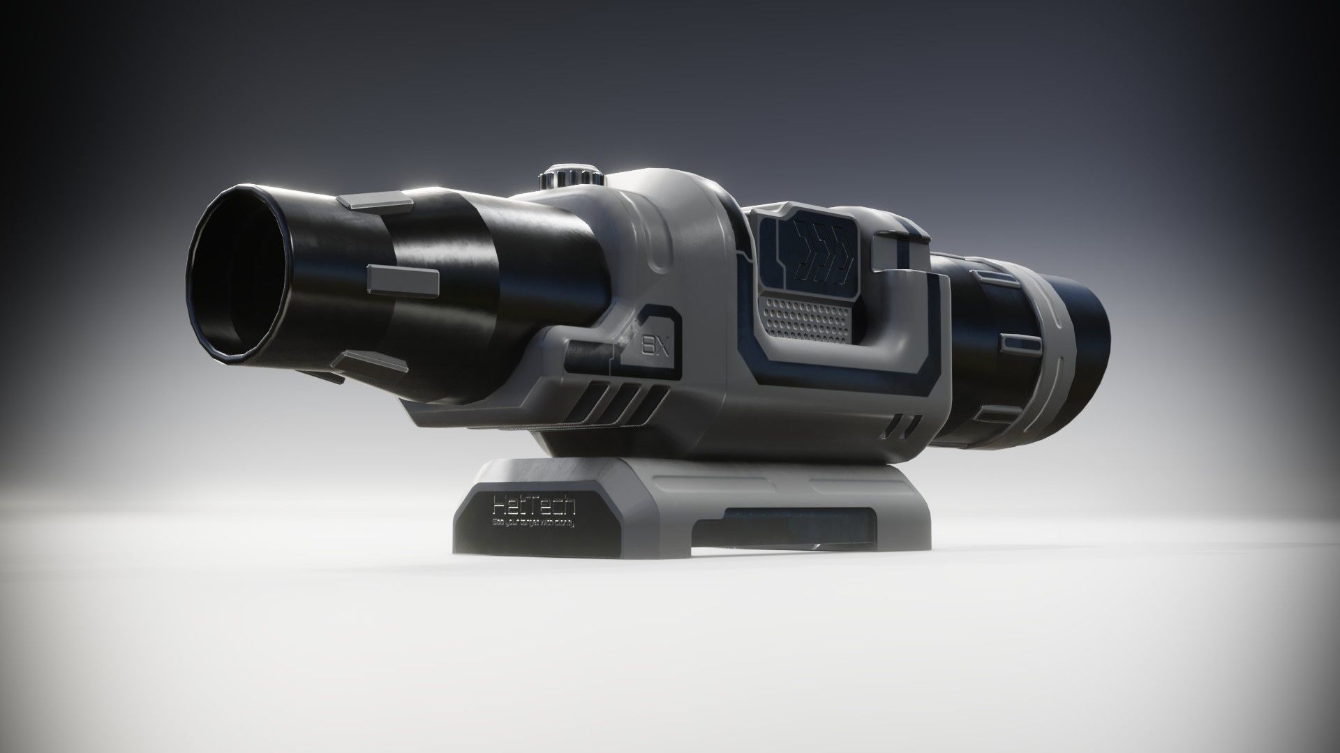 Sci-fi Scope Low-poly 3D model_28