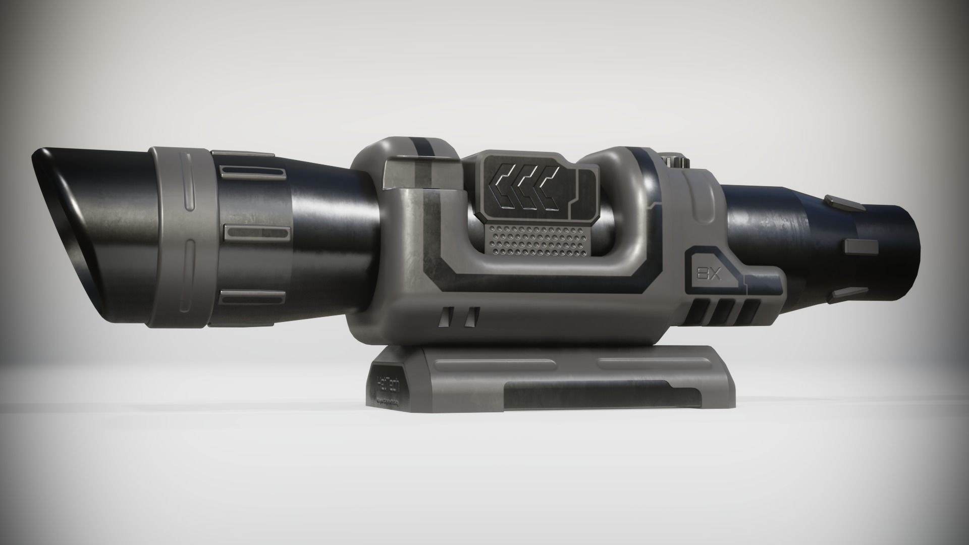 Sci-fi Scope Low-poly 3D model_12