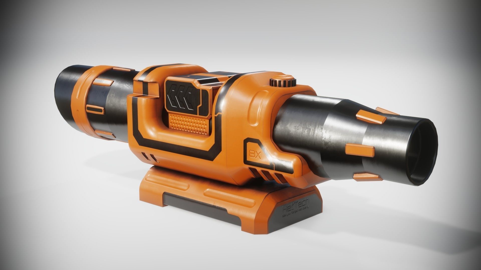 Sci-fi Scope Low-poly 3D model_5
