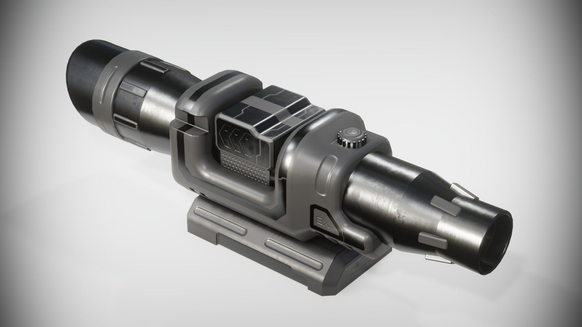 Sci-fi Scope Low-poly 3D model_20