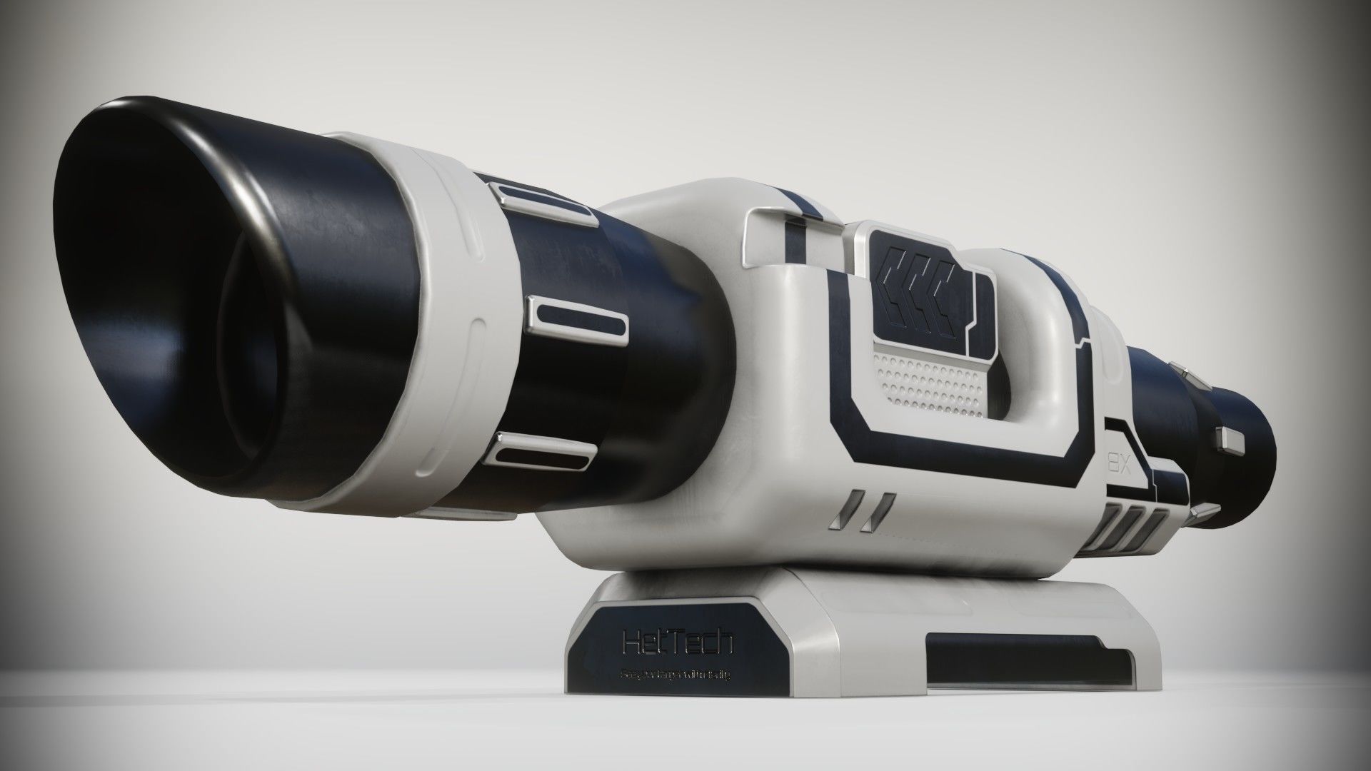 Sci-fi Scope Low-poly 3D model_26