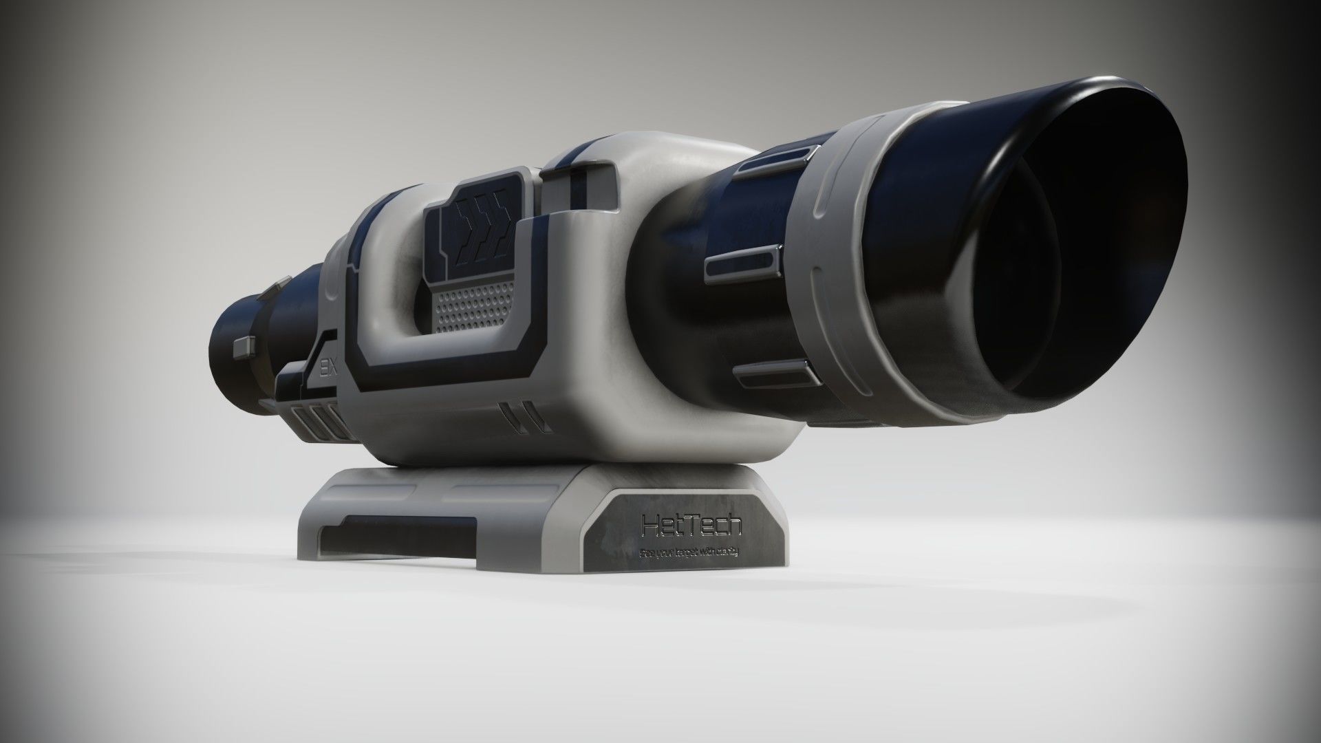 Sci-fi Scope Low-poly 3D model_25