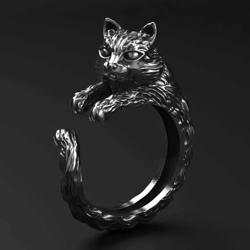 Cat ring 3D print model
