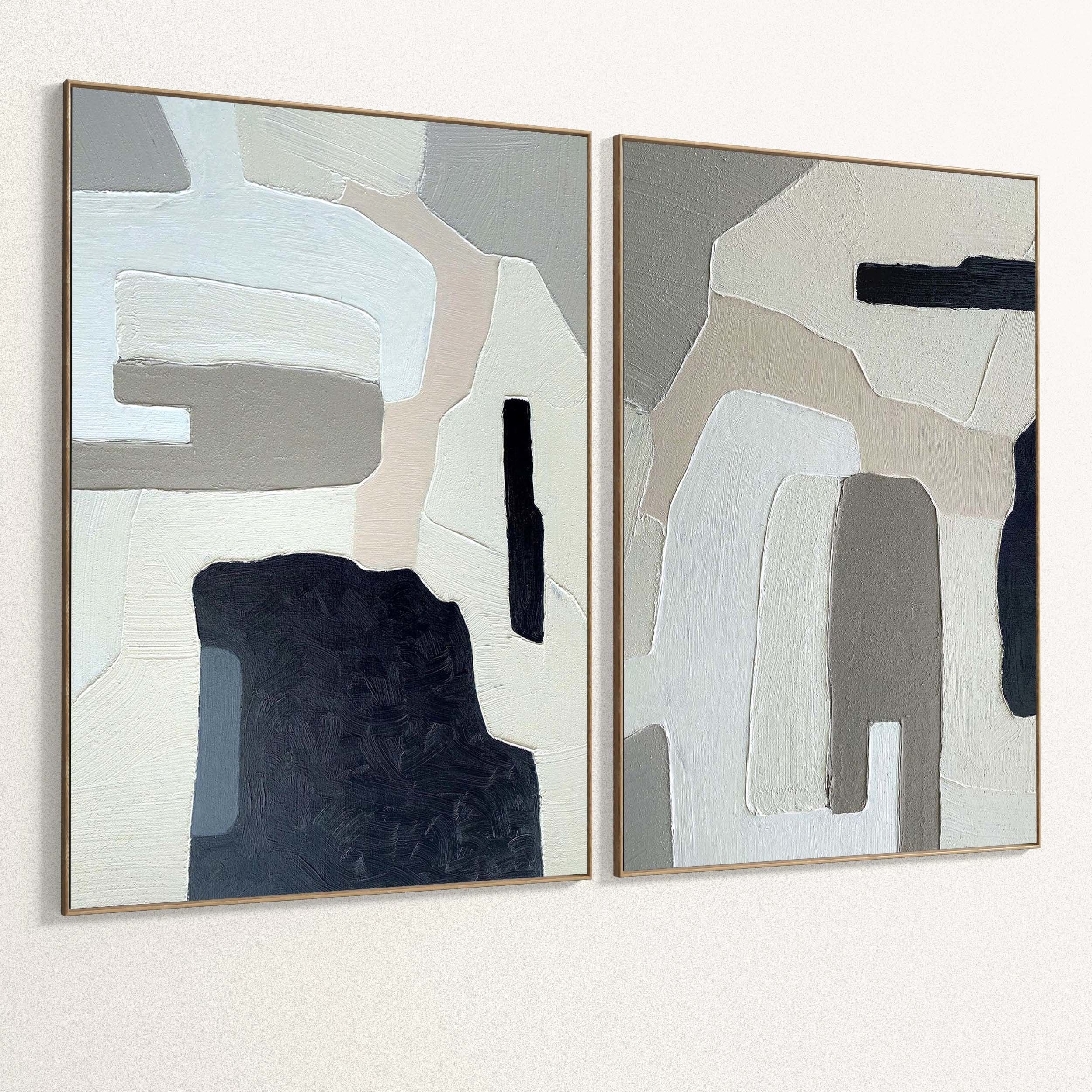 Plaster Two Photo Frame 301 Low-poly 3D model_3