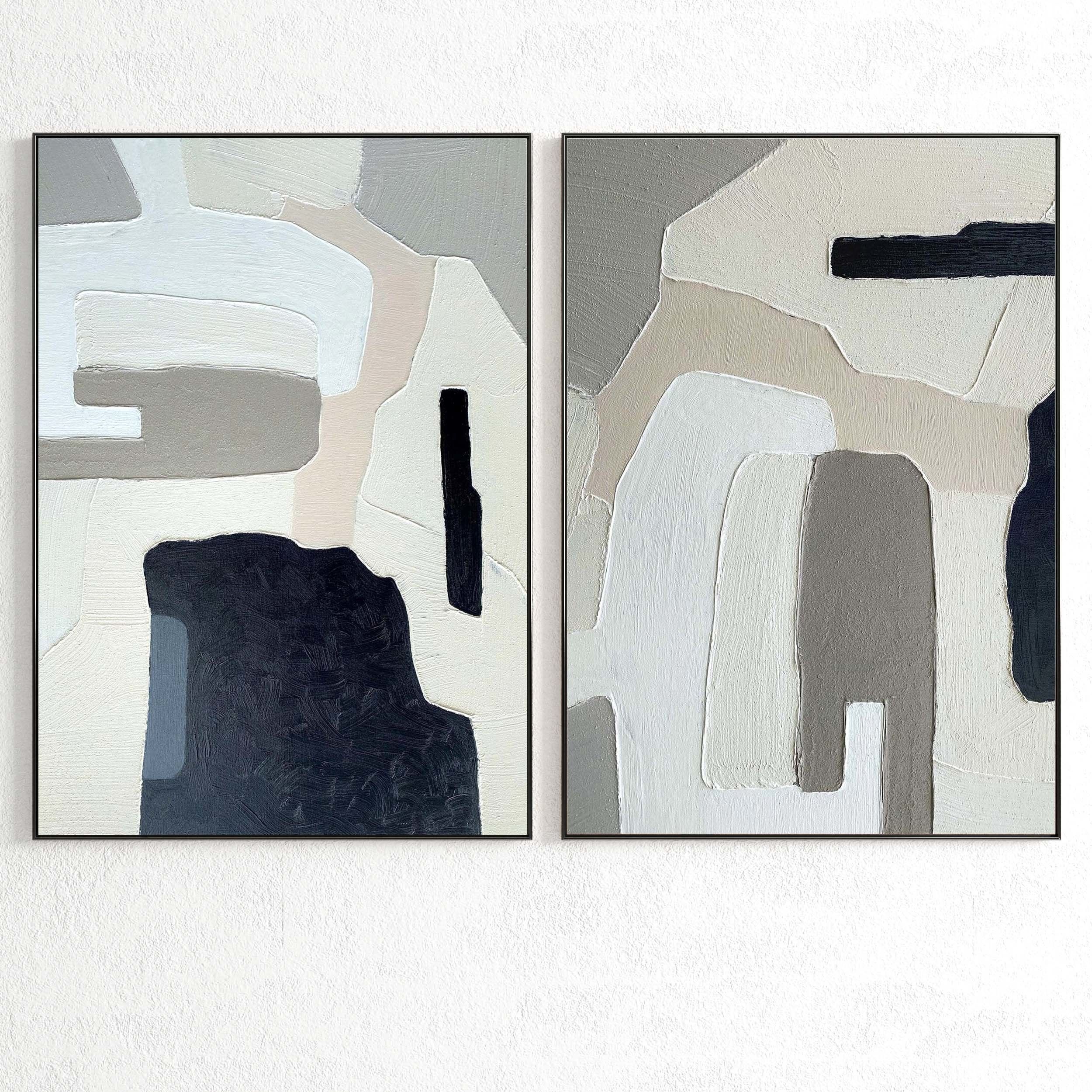 Plaster Two Photo Frame 301 Low-poly 3D model_1