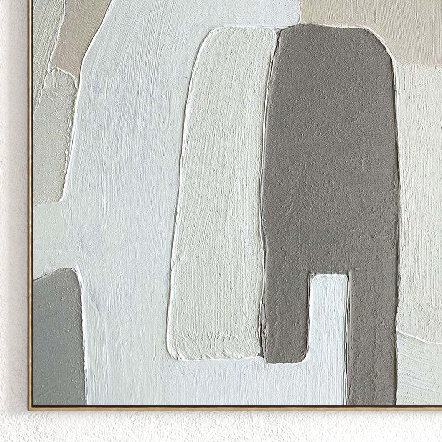 Plaster Two Photo Frame 301 Low-poly 3D model_2