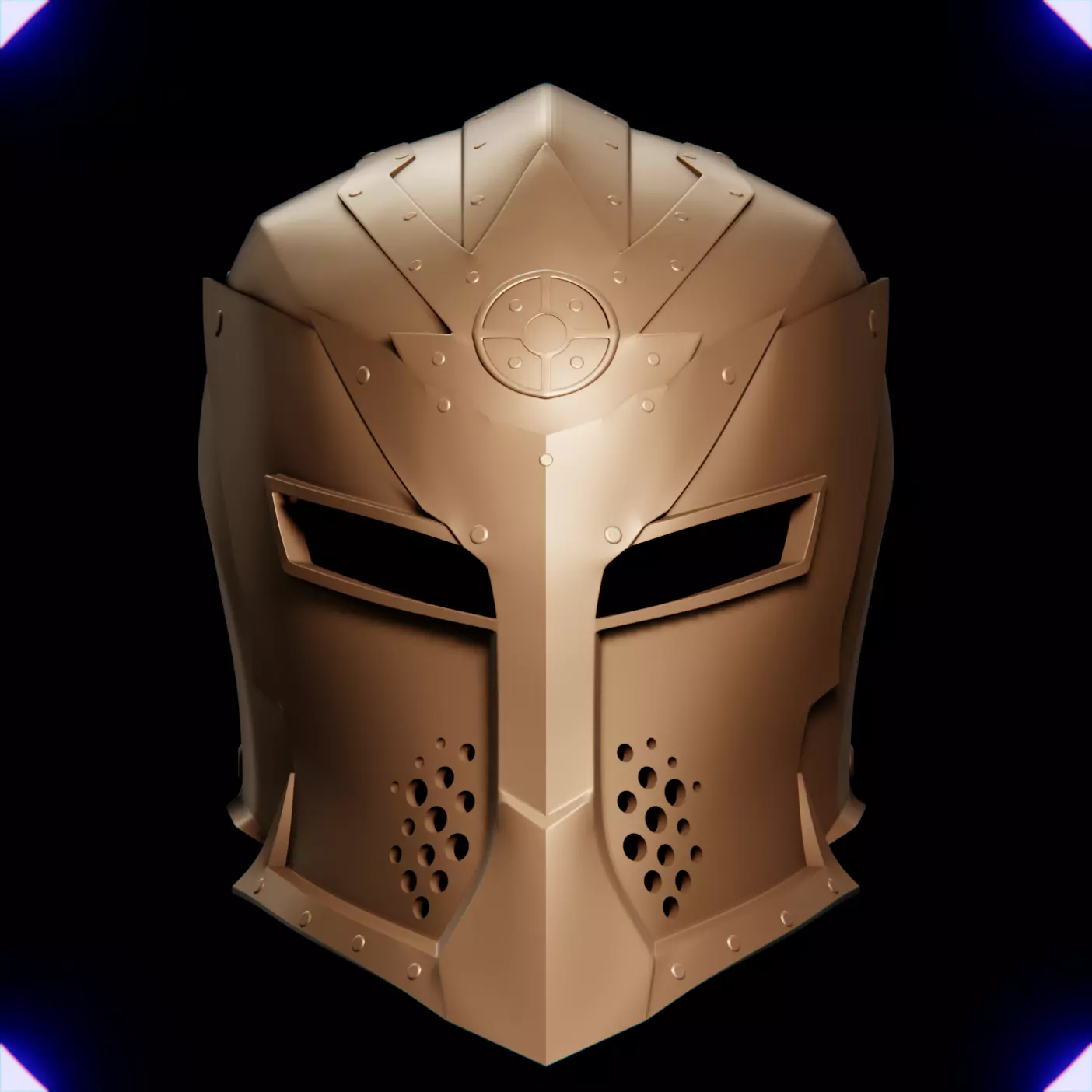 The Dawnguard helmet from Skyrim game 3D print model_0
