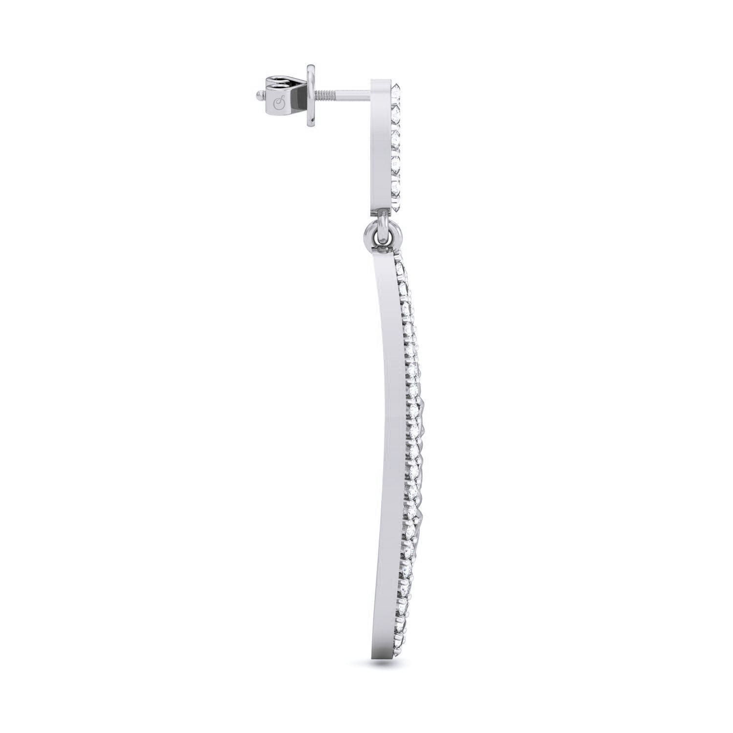 Women Long Earrings 3dm stl 3mf obj glb gltf render details 3D print model_7