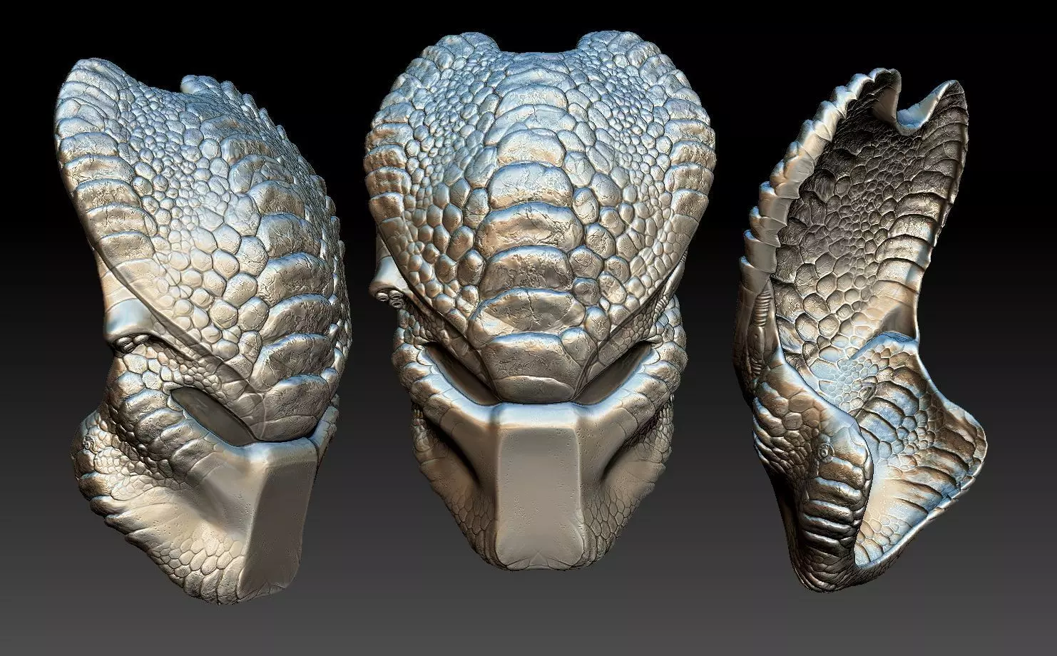croc hunter predator 3D print model_0