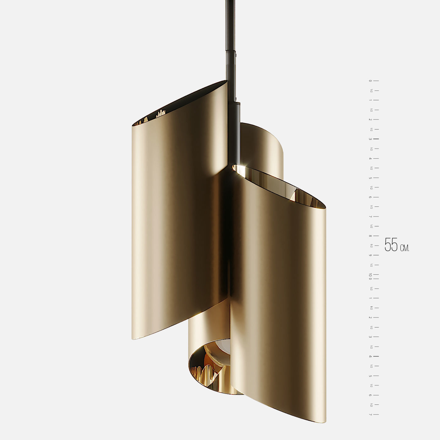 6 Light Unique Statement  Pendant by ARTERIORS 3D model_1