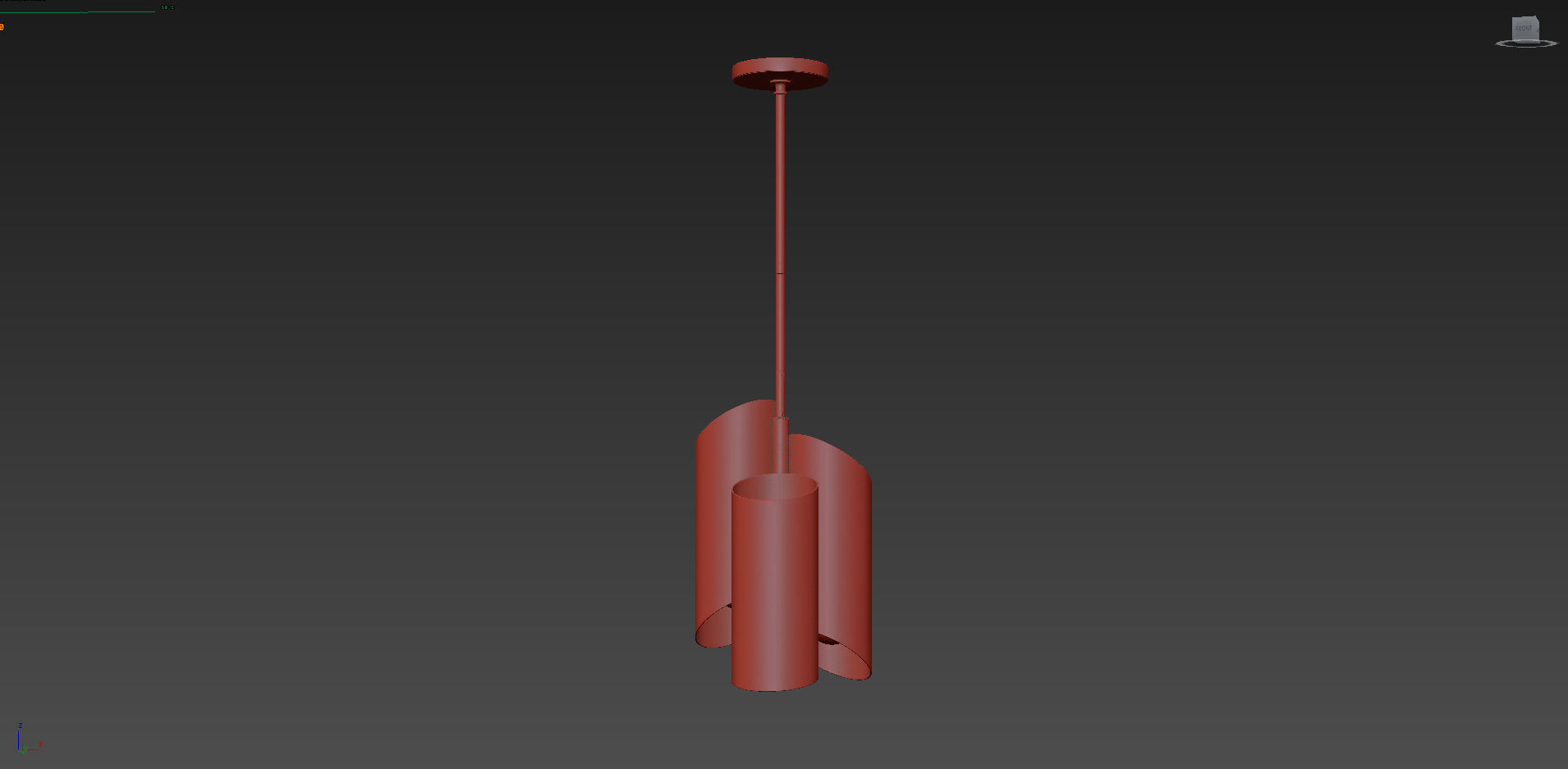 6 Light Unique Statement  Pendant by ARTERIORS 3D model_4