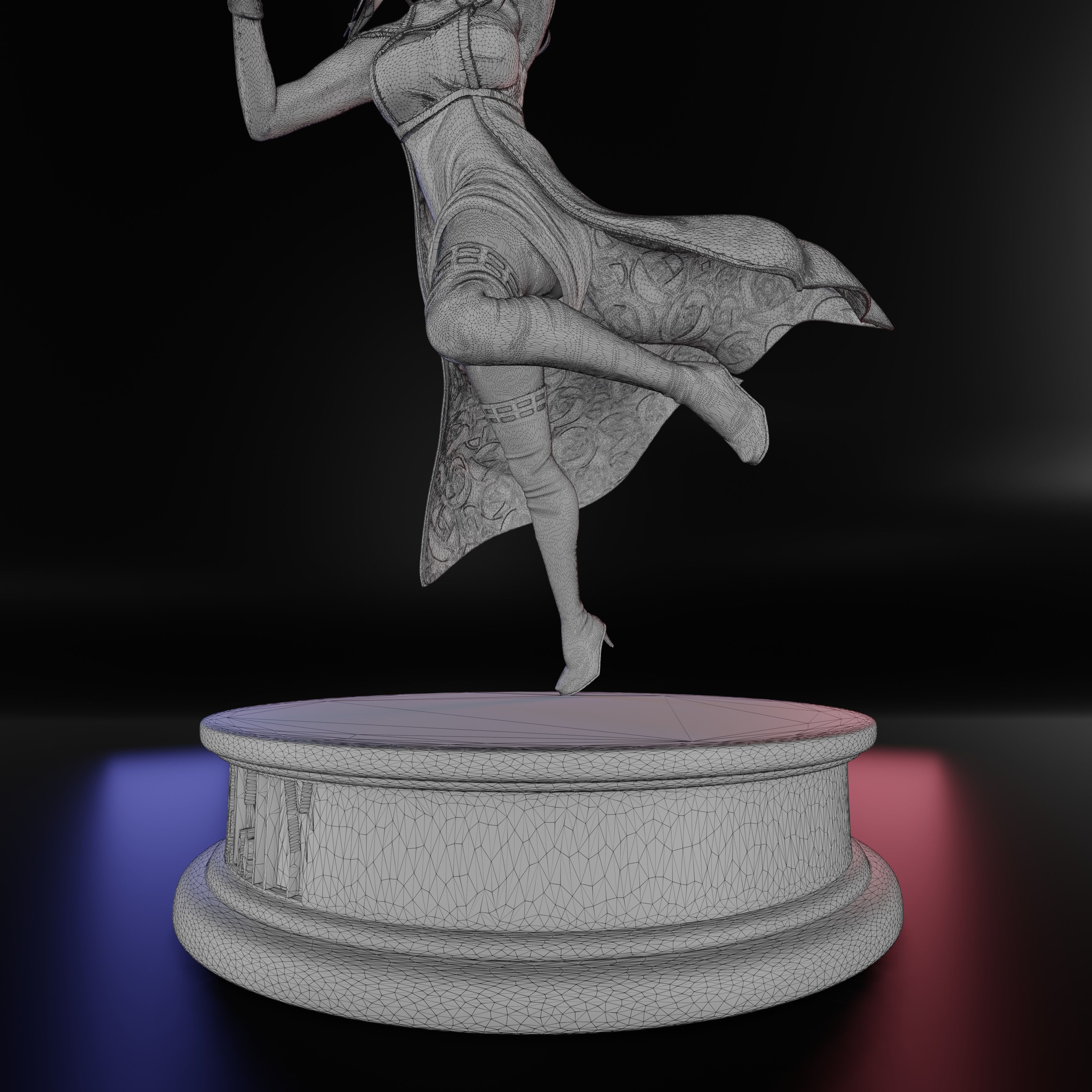 Yor Forger 3d sculpture 3D print model_16