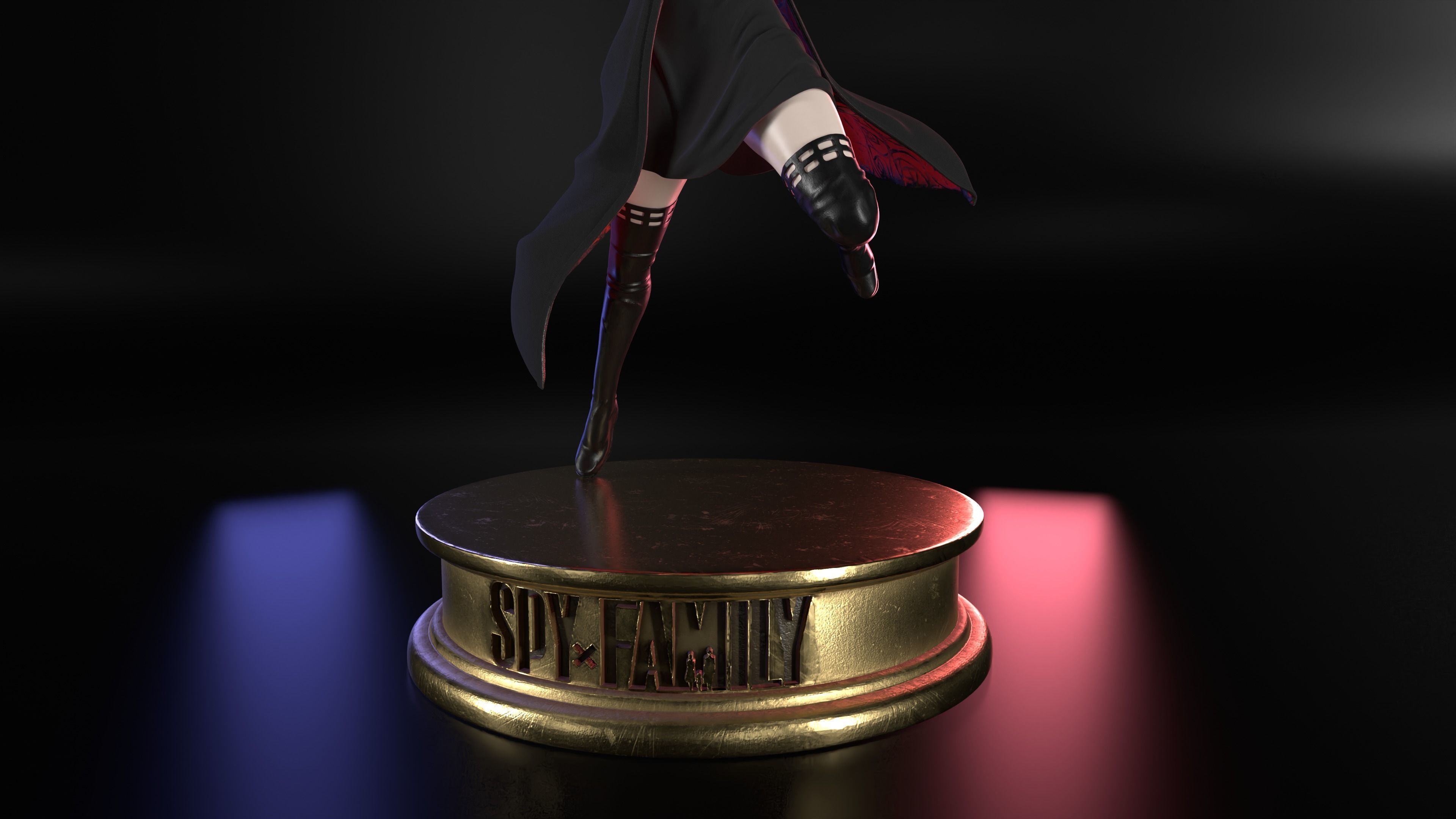 Yor Forger 3d sculpture 3D print model_8