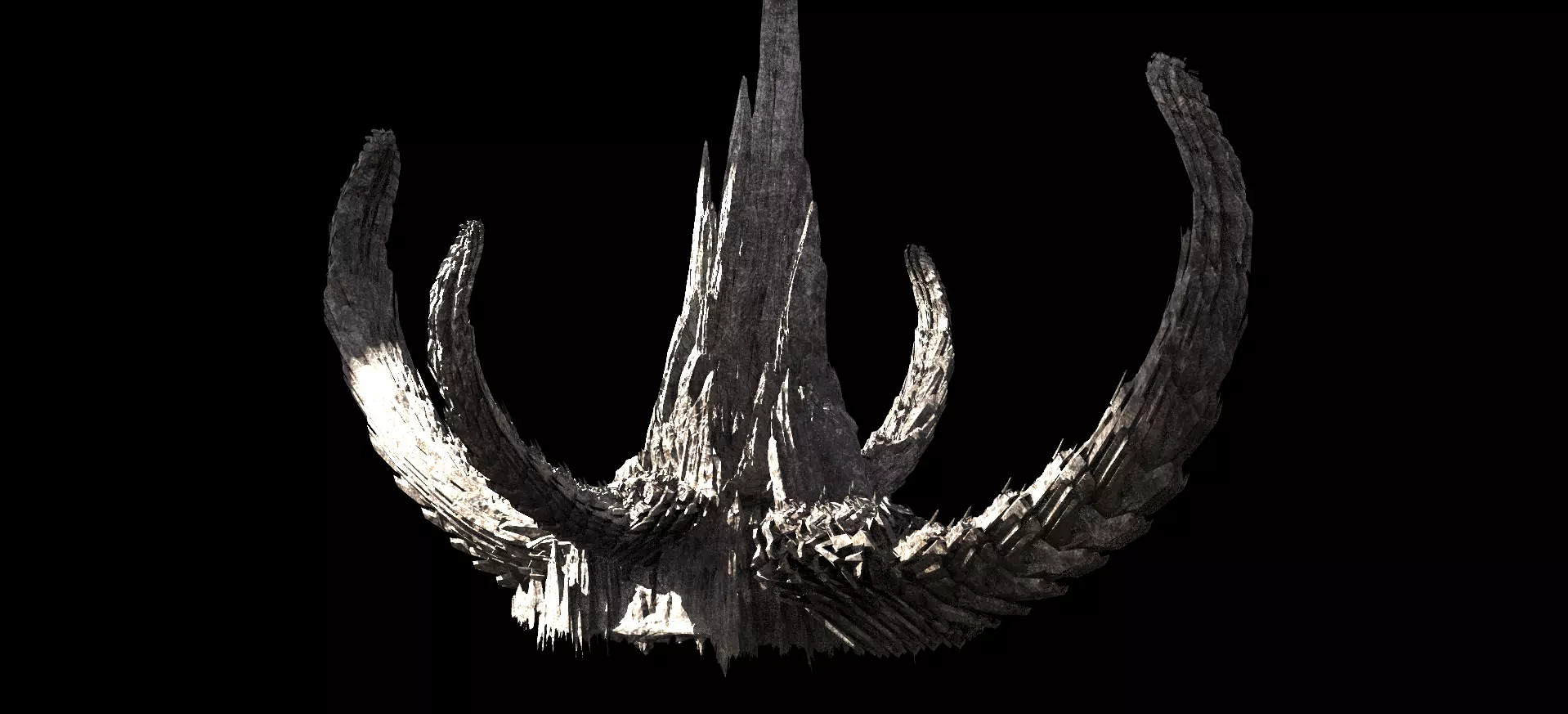  Dragon Asteroid Mountain Kit bash 1  3D model_0