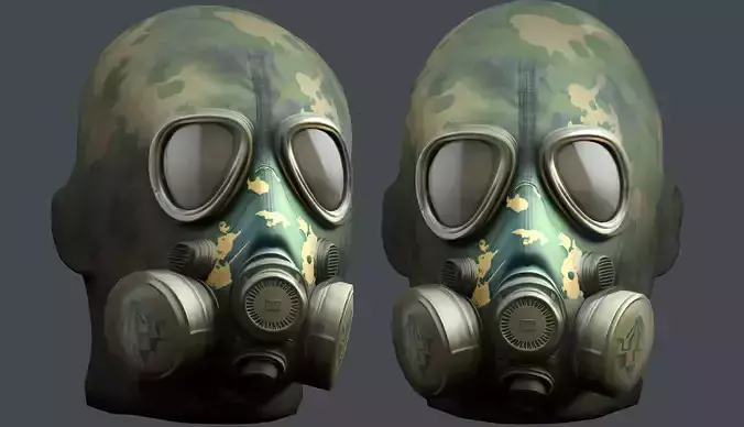 Helmet 3d model military combat Military Low-poly