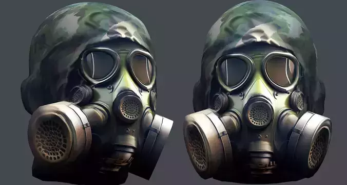 Helmet 3d model military combat Military Low-poly