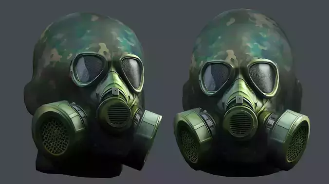 Helmet 3d model military combat Military Low-poly