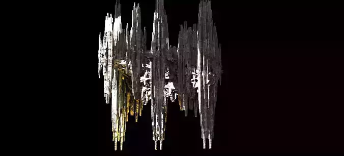 Asteroid rock City Blocks 1 3D model