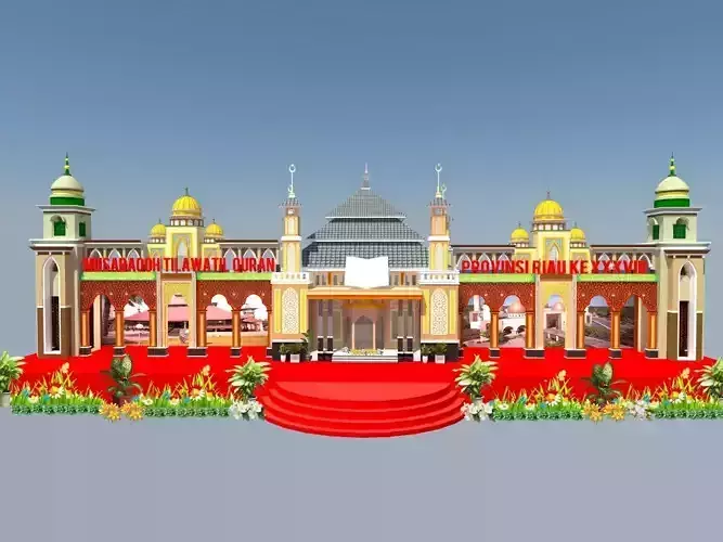 Event Venue Design 3D model