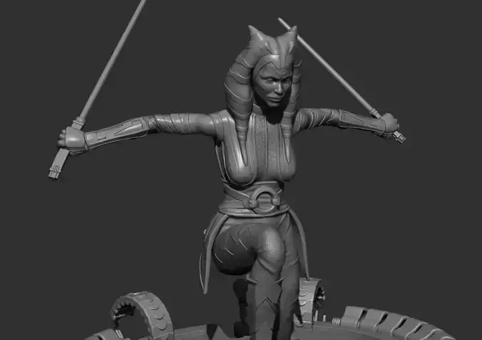 Fan Art Ahsoka 3D print model